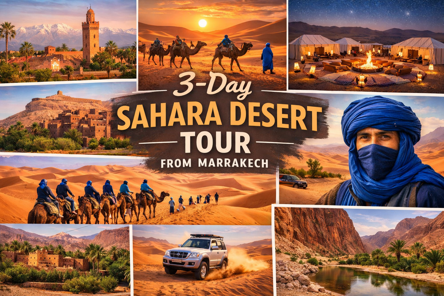 3-Day Sahara Desert Tour from Marrakech