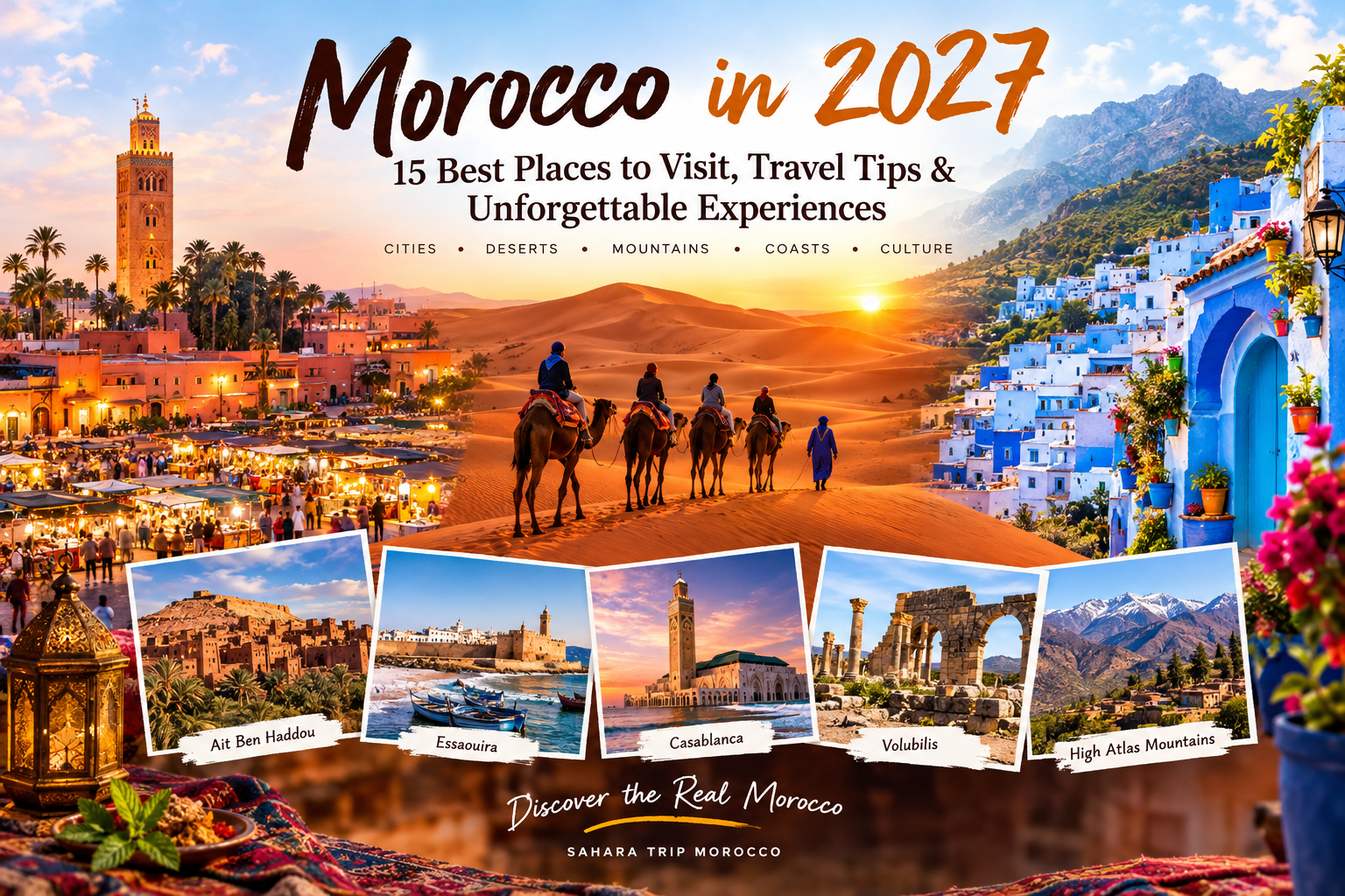 Morocco in 2027 travel guide – Sahara Desert and Moroccan landscapes