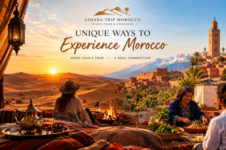 Unique ways to experience Morocco with Sahara Trip Morocco